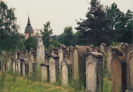 Der vier Jahrhunderte alte jüdische Friedhof in Georgengmünd. © jgt-archiv
